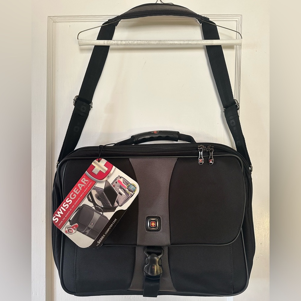 SwissGear the Sierra black computer case black bag men’s brand new
